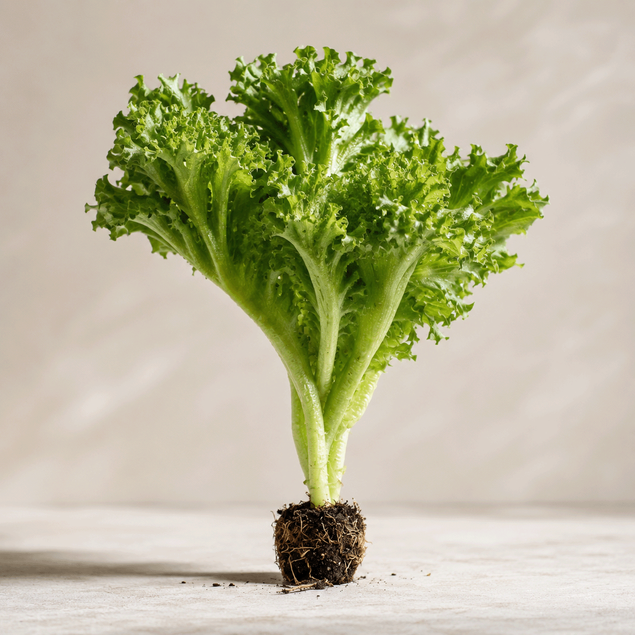 solo product artisan lettuce in soil