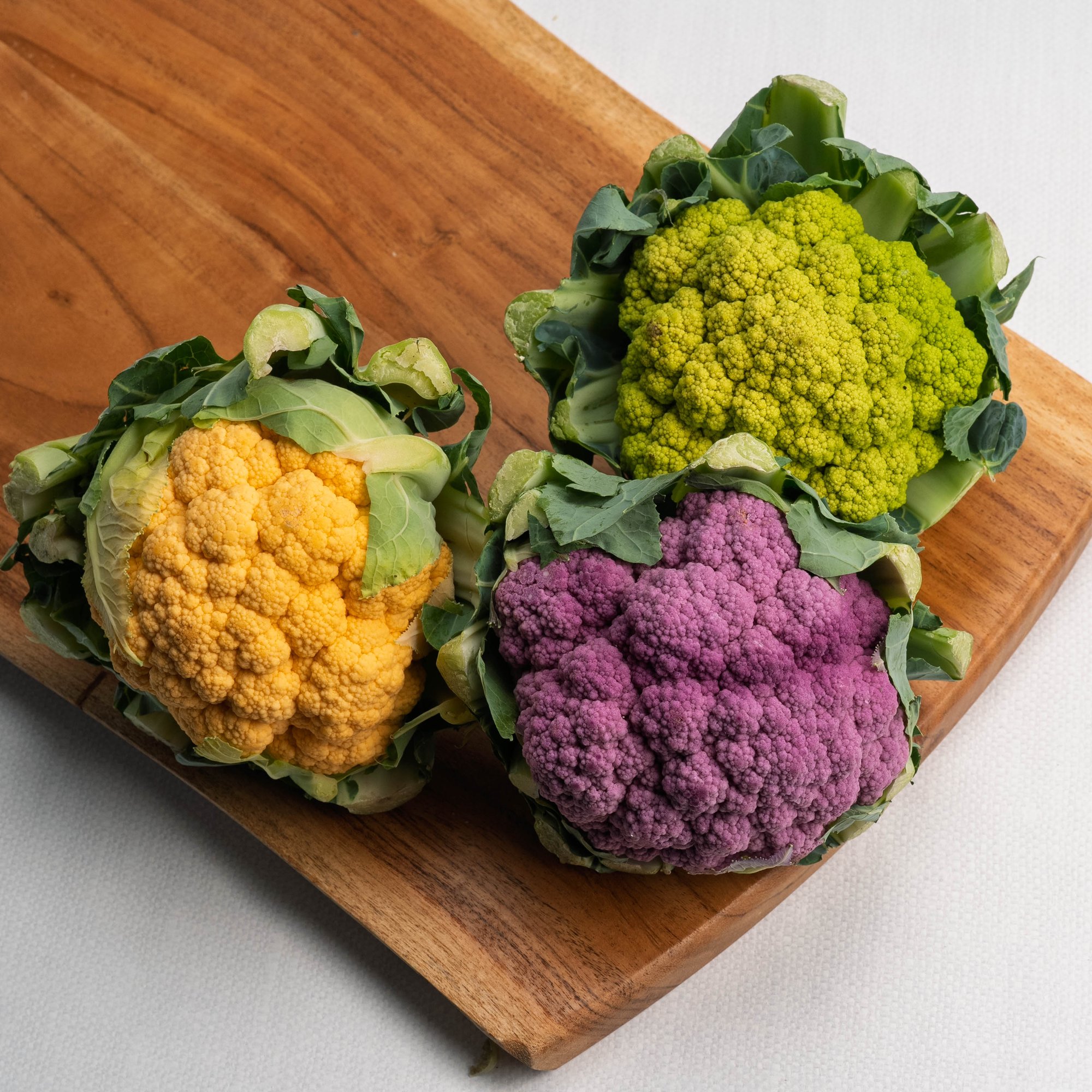 tri-colored cauliflower