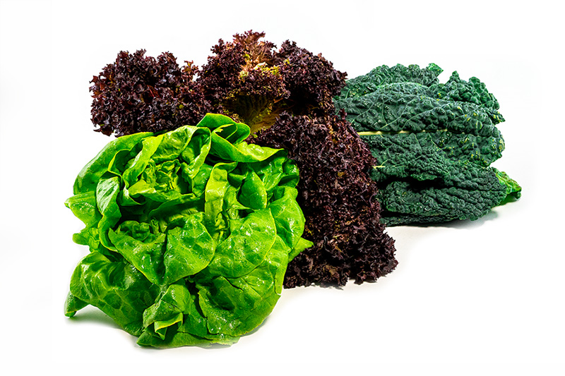 Leafy greens vegetables